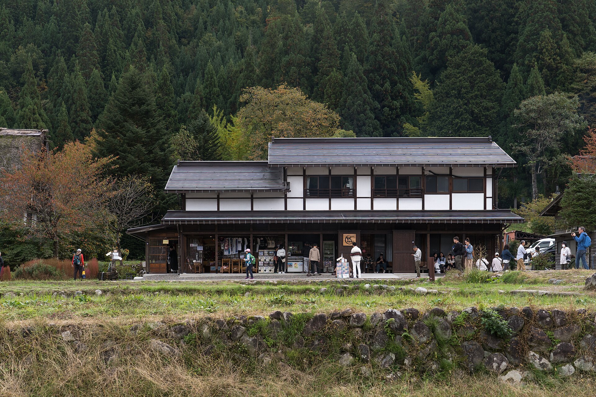 白川鄉合掌造村落的建築細節