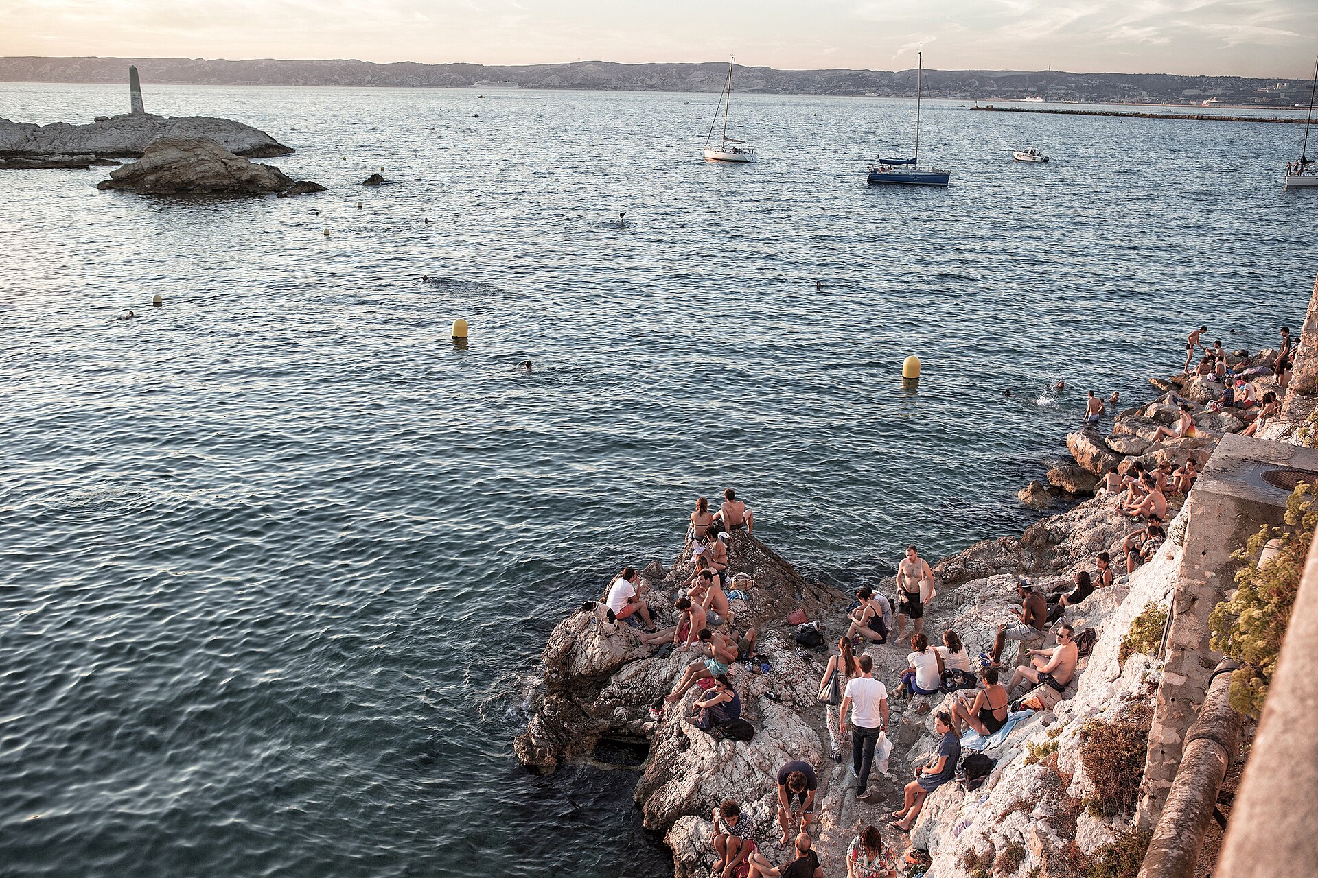Marseille Malmousque 海岸